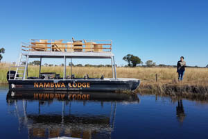 Afrika Erfahren, Namibia Rundreise Selbstfahrer Caprivi, Nambwa Lodge Boot