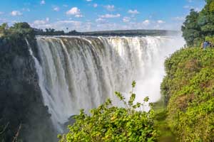 Afrika Erfahren, Botswana Rundreise Mietwagen, Victoria Falls, Main Falls