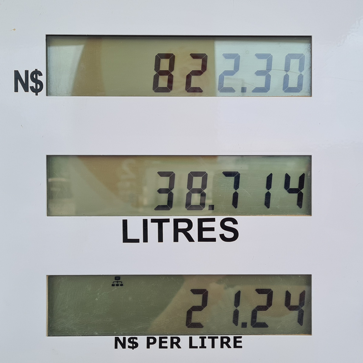 Namibia Selbstfahrer Kosten Benzin